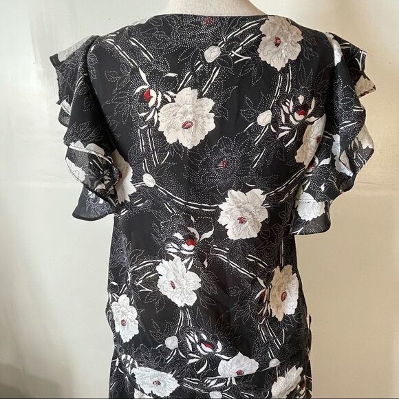 SanYeVon Vintage Floral Dress Sz S - Picture 10 of 12